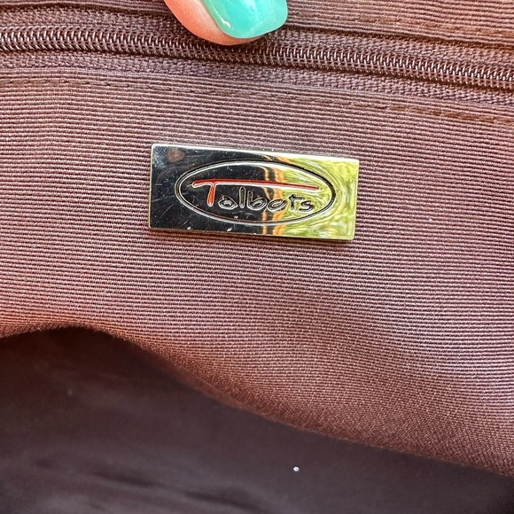 Talbots Tri-Color Paper Straw Tote Shoulder Bag Snap Closure 17” X 13.5” X 11.5” - Picture 4 of 12